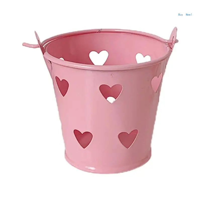 For Creative Desk Pink Heart Pencil Holder Storage Pen Cup for Colored Pencil Crayon Paint Brush Art Studio Of